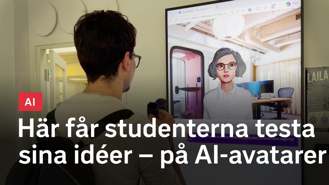 Students get to test their ideas on AI avatars